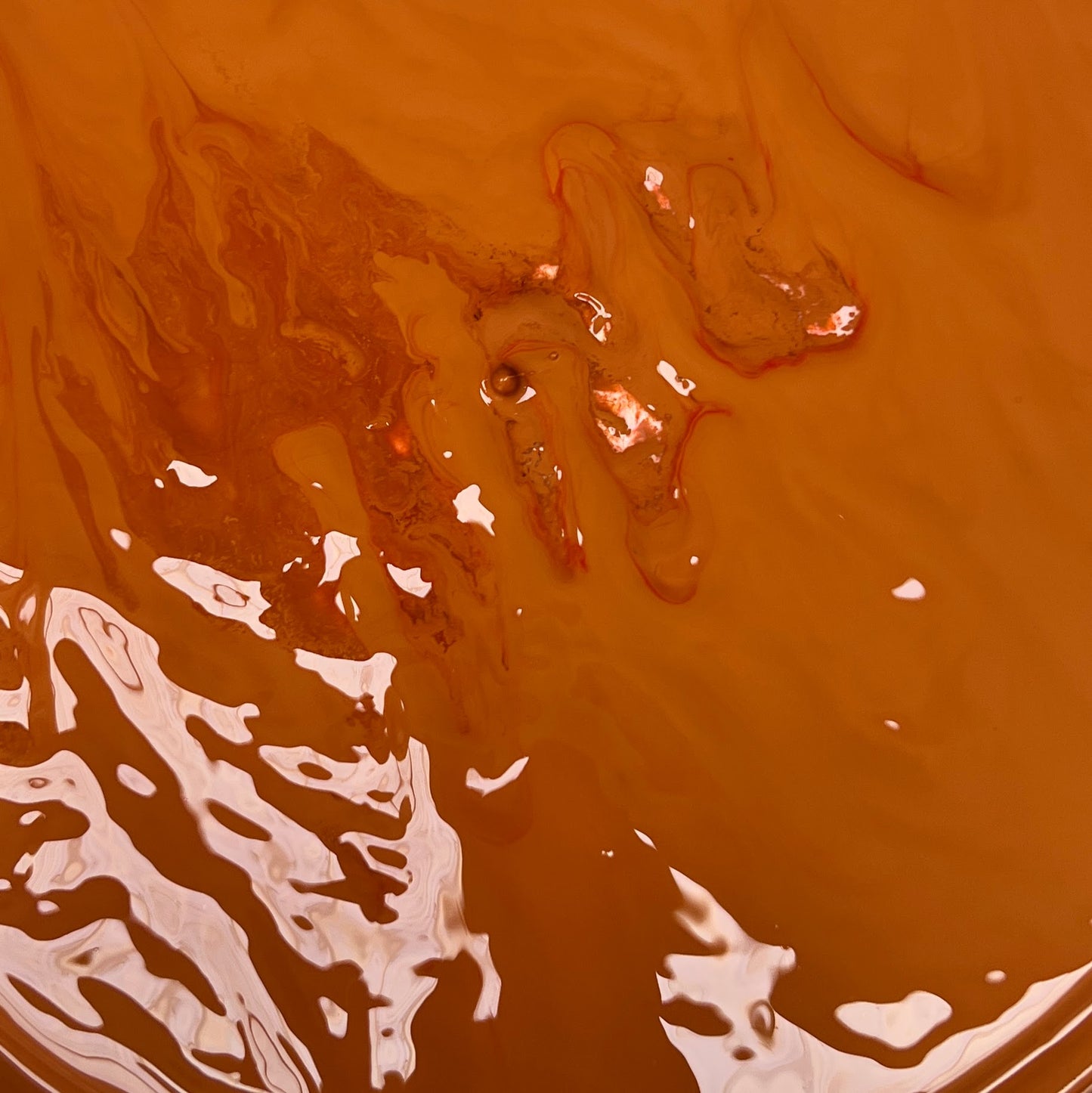 Pigment liquide professionnel orange pour béton