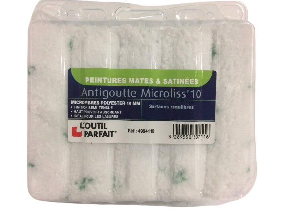 Manchon 110 mm antigoutte microfibres 10 mm