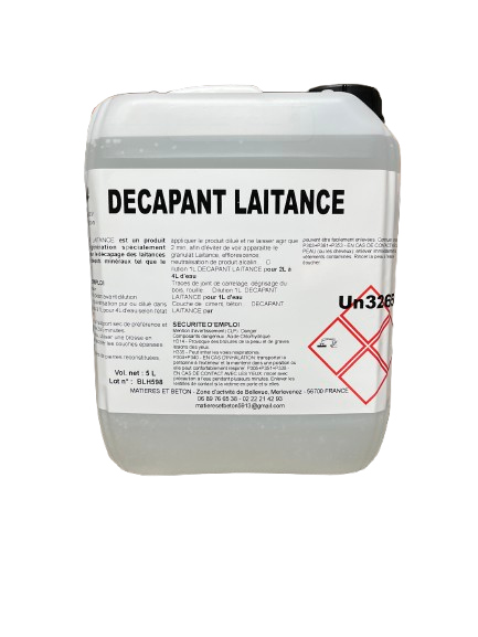 Décapant ciment tous supports et matériels