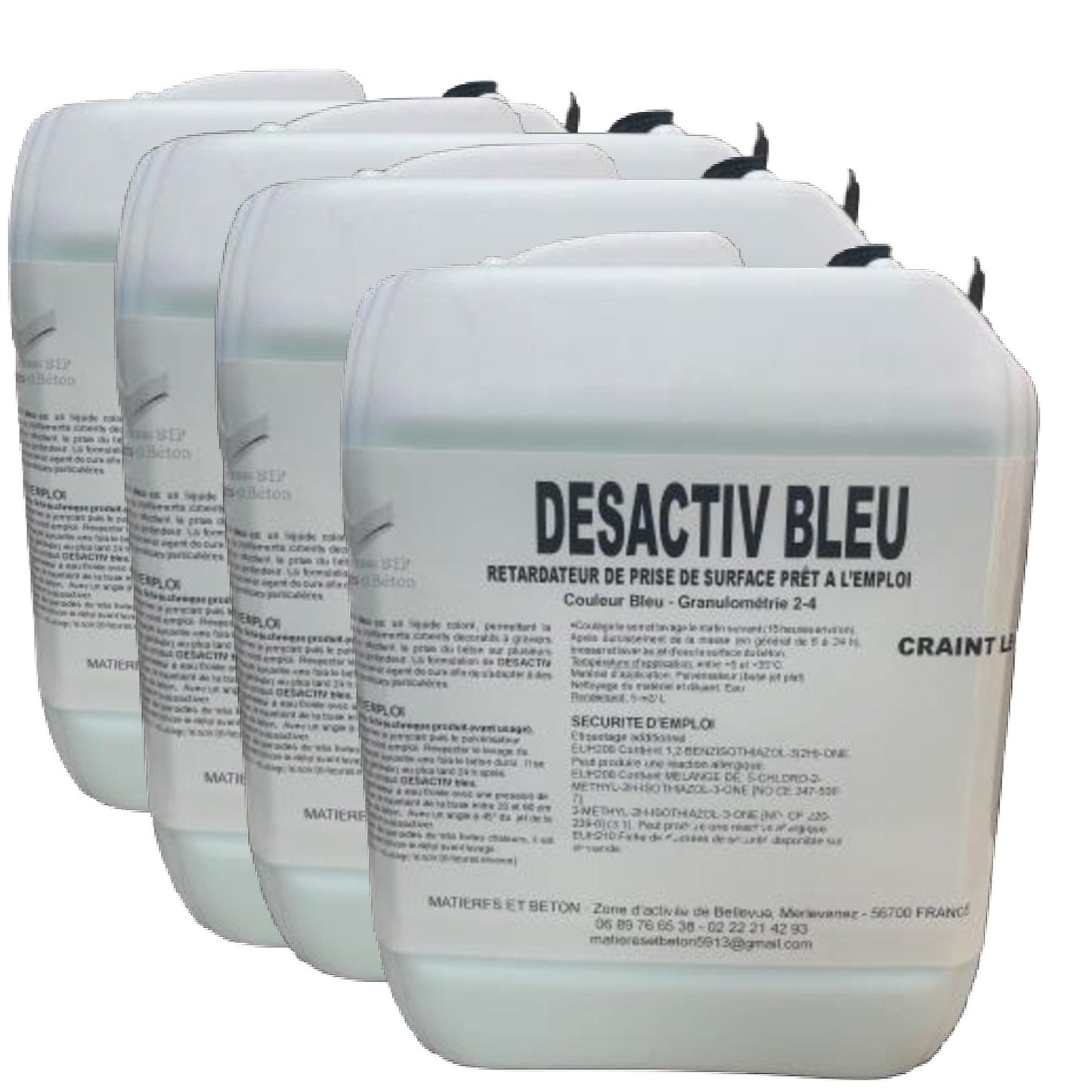 Désactivant béton et produit de cure 2/4 mm