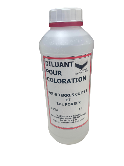 Diluant pour coloration pigmentée sols