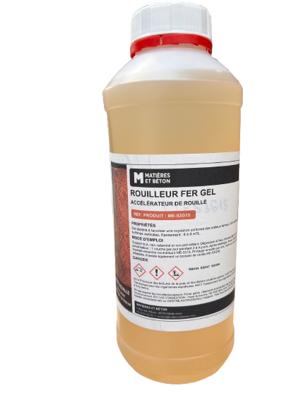 Rouilleur fer gel pour métaux ferreux