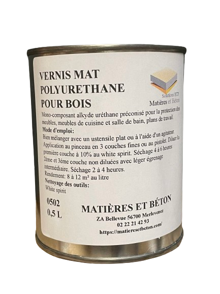 Vernis bois plan de travail, meubles cuisine et salle de bain
