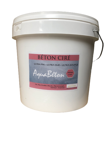 Poudre de béton ciré sans primaire ni finition 5 m²