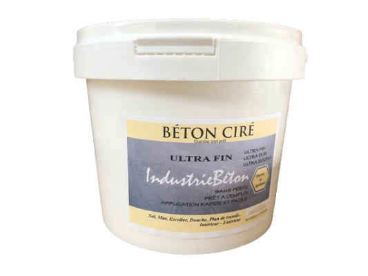 Béton ciré prêt à l'emploi universel sans primaire ni finition