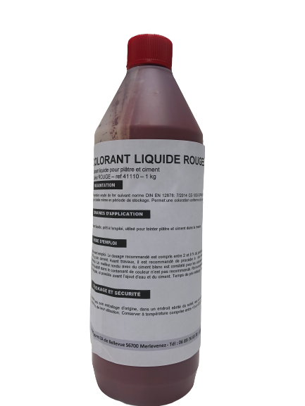 Colorant liquide pour béton et mortier
