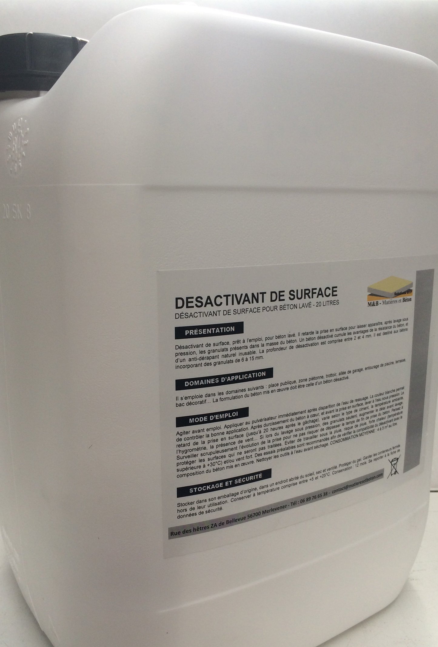 Désactivant de surface professionnel