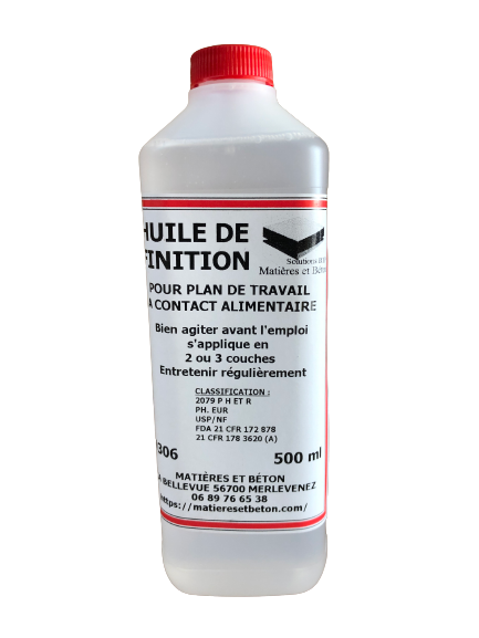 Huile spéciale plan de travail