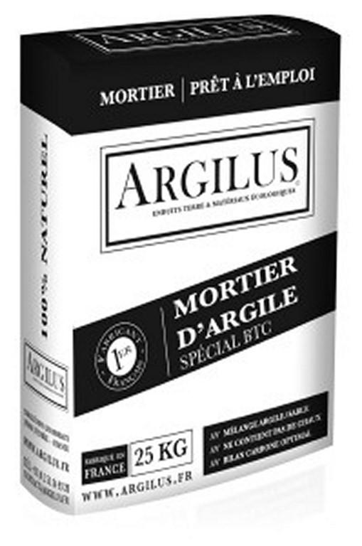 Mortier d'argile pour brique en terre crue