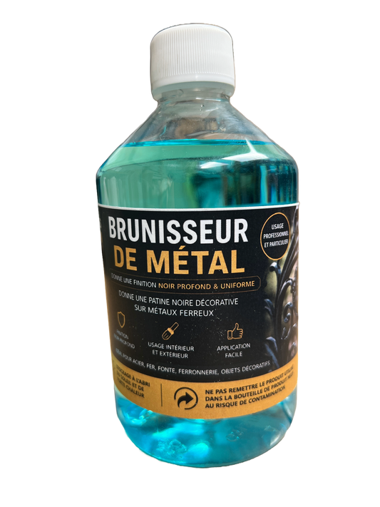 Brunisseur de métaux, patine à froid