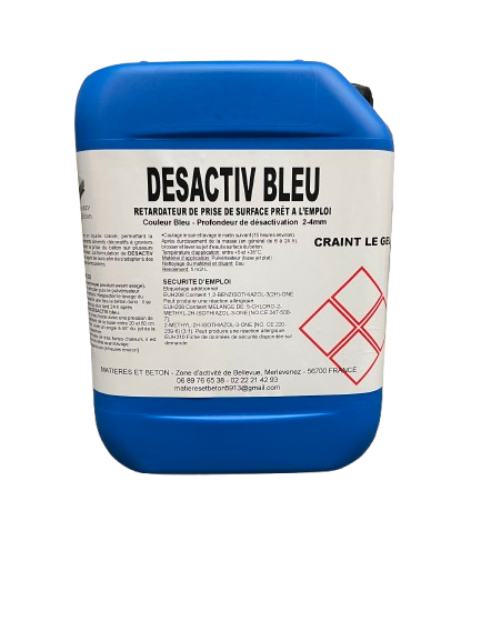 Désactivant béton et produit de cure