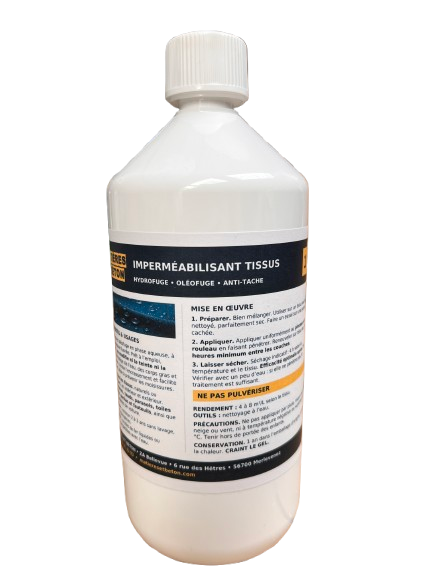 Imperméabilisant tissu textile hydrofuge anti-tache