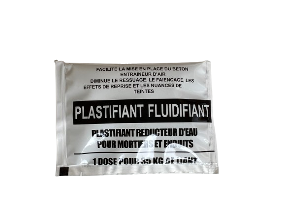 Fluidifiant plastifiant dosette