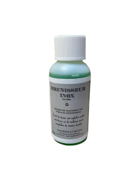 Brunisseur noir-brun pour aciers inoxydables