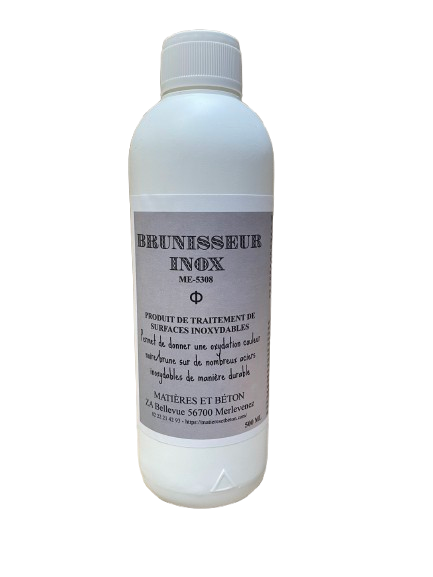 Brunisseur noir-brun pour aciers inoxydables