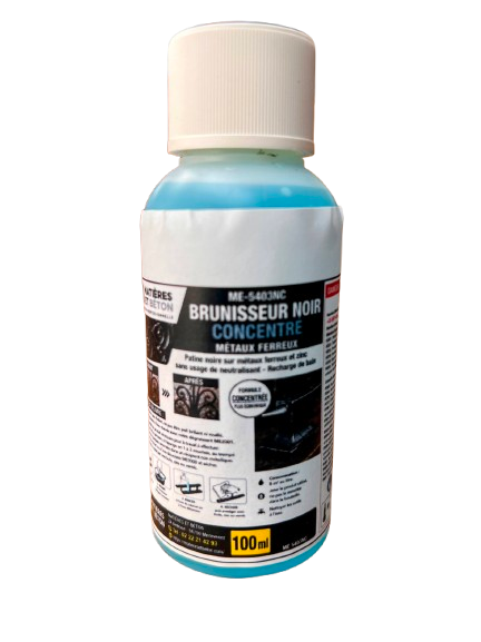Brunisseur noir concentré pour métaux