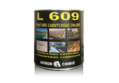 Peinture piscine caoutchouc chloré professionnelle