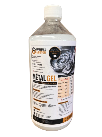 Gélifiant pour enduit métallique