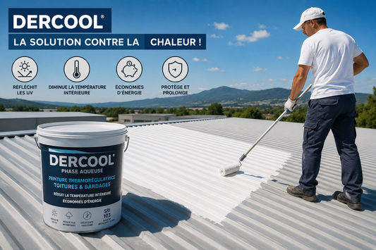Peinture toiture anti chaleur