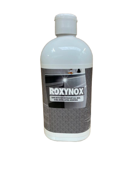 Nettoyant inox, métaux, argenterie, verre, pvc