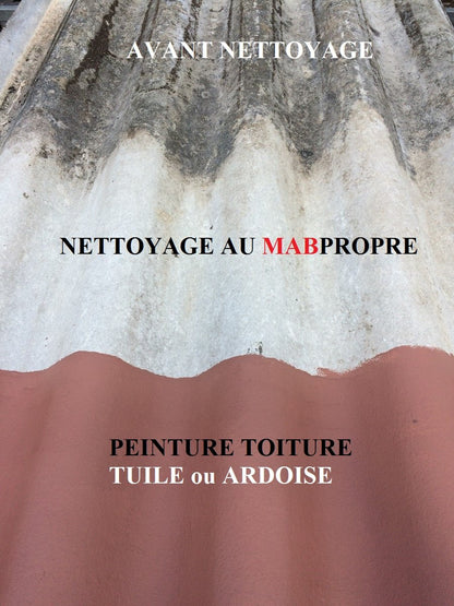 Peinture toiture tuile, ardoise, fibrociment, amiante