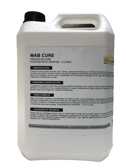 Cure béton et mortier